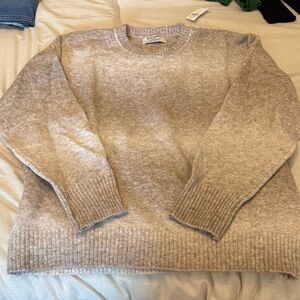Old Navy Light Brown Knit Sweater